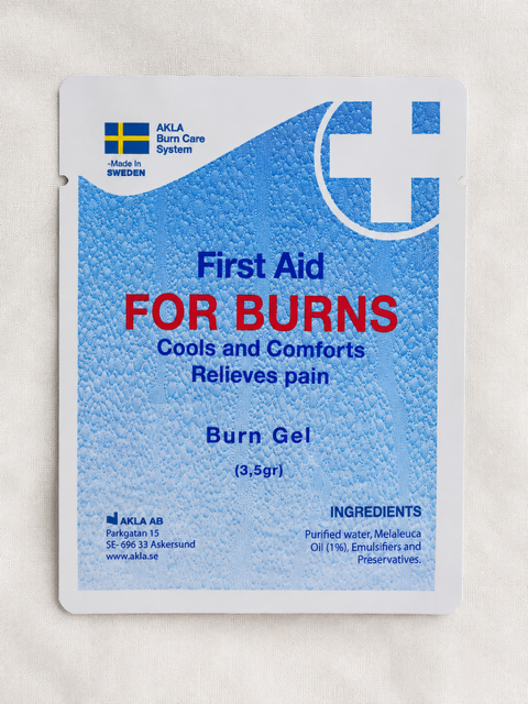 Brännskade gel